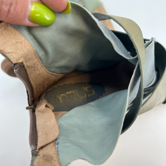 Mjus Straps  Second Skin Leather Sandals - Picture 8 of 10